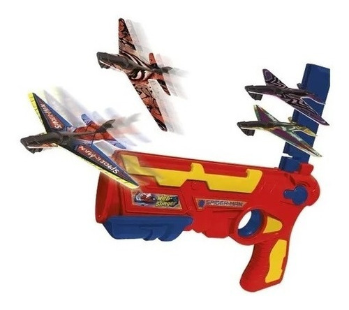 Pistola Shooter Plane Spiderman Ditoys - Sharif Express