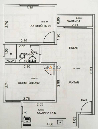 Imagem 10 de 10 de Apartamento Com 2 Dormitórios À Venda, 68 M² Por R$ 230.000,00 - Parque Universitário - Rio Claro/sp - Ap0285