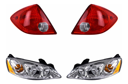 Set Calaveras + Faros Depo Pontiac G6 2005-2009