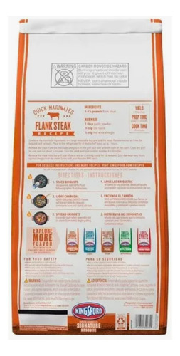 Kinsford Briquetas De Carbón Mezquite 4.5 Kg