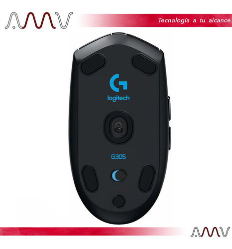 Imagen 9 de 11 de Mouse gamer inalámbrico Logitech Serie G Lightspeed G305 black