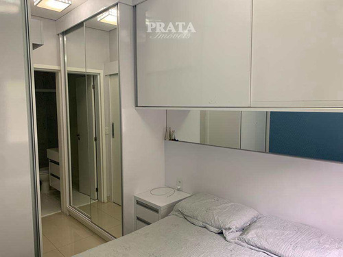 Imagem 17 de 30 de Marapé Elevador Decorado 2 Dormitórios 1 Suíte Terraço 1 Vg Dem - V400601
