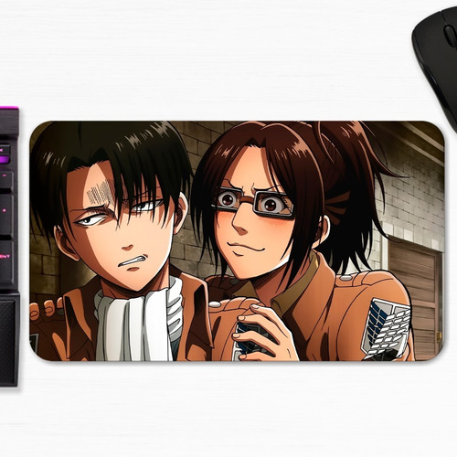 Mouse Pad Hange Zoe Levi Attack On Titan Art Gamer M