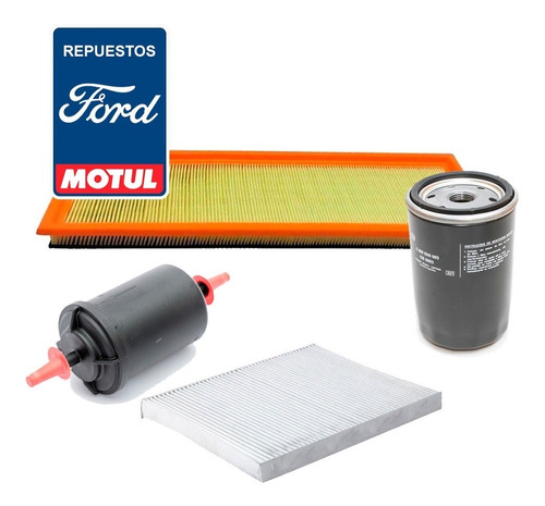 Kit Filtros Fiesta 1.6 Rocam 2007 2008 2009 X4