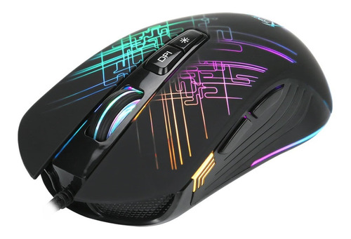 Mouse Gaming Xtrike-me Gm-510 Rgb Luz Cable Dpi Gamer +