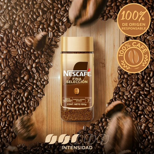 Café Instantáneo Liofilizado Nescafé Fina Selección 100g