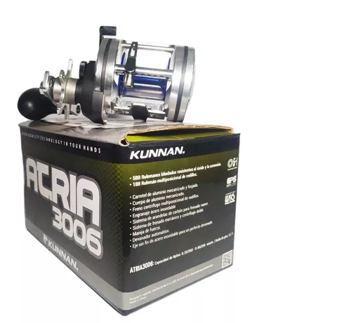 Reel Rotativo Kunnan Atria 3006r Variada Pesada Embarcado