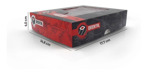 Caixinha P/ Sushi Oriental Tamanho G - 100 Un. + 100 Temaki