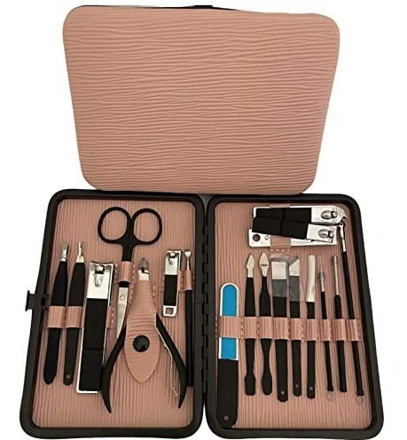 Set De Manicura Profesional, Kit De Pedicura, Cortaúñas, Kit