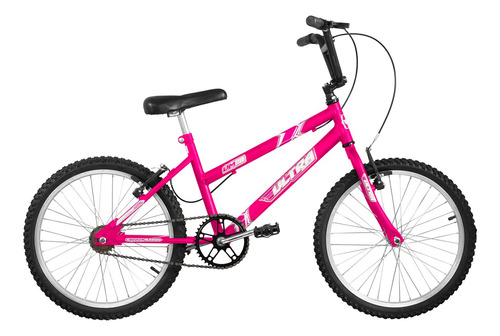 Bicicleta Aro 20 Ultra Bikes Feminina Rosa