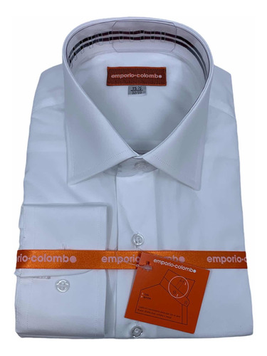 Camisa Caballero Emporio Colombo 100% Algodón Regular Fit