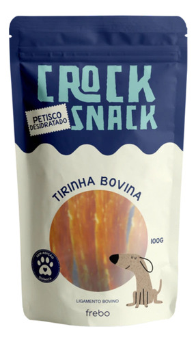 Crocksnack Tirinha - Ligamento Bovino Desidratado 100g