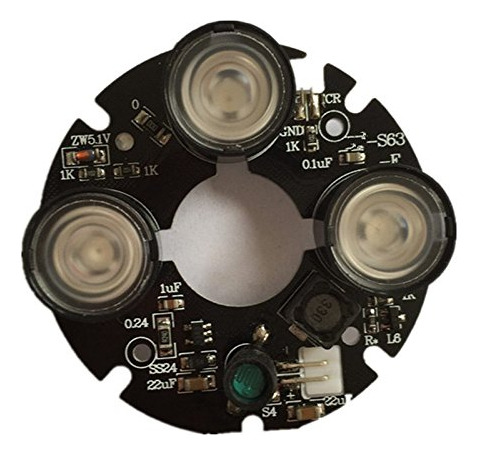 Shyness 3 Luz Led Ir Infrarroja 3x Board Para Camara Cctv