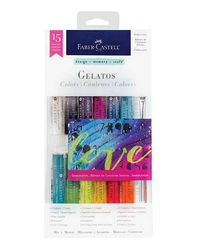 Crayones Acuarelables Faber Castell Gelatos X 15