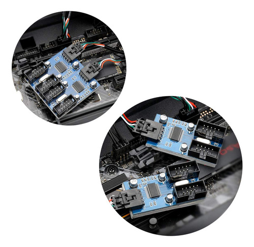 Conector Usb De 9 Pines Macho 1 A 4 Hembra