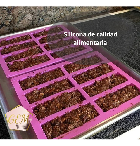 Molde De Silicón Para Hacer Jabones Repostería 8 Barras