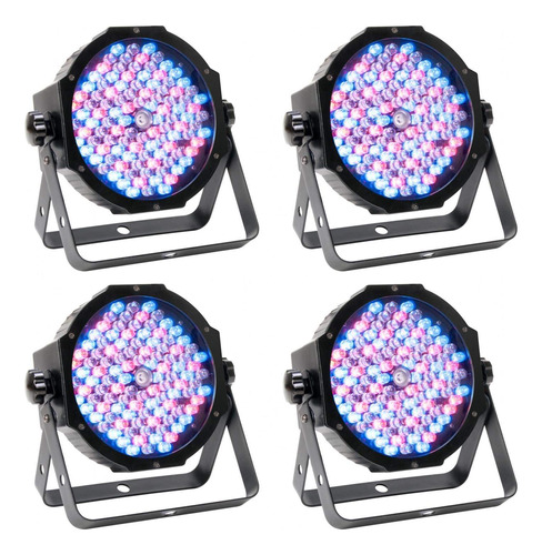 (4) American Dj Mega Par Profile Plus Bright Led Puede Lavar