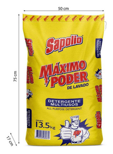 Detergente Sapolio Multiusos 4.5 Kg