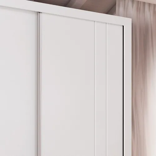 Conjunto Quarto Bebê Completo Cléo 100%mdf Com Guarda Roupa