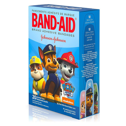 Tirita Adhesiva Bandanges, Nickelodeon Paw Patrol, Surtidos,