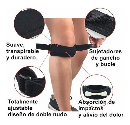 2 Pcs Rodillera Para Soporte De Rodilla Deportiva Ajustable