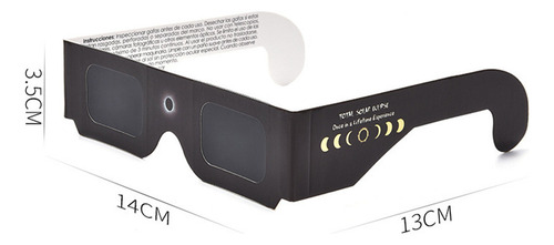 Db 100 Gafas De Papel De Juguete Para Eclipse Solar