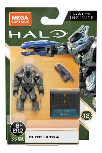 Mega Construx Halo Infinite Elite Ultra Serie 12 Figura De Construccion Halo Gnb19