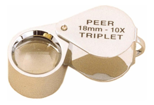 Peer Trillizo Loupe Cromo 10 X