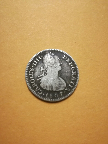 Moneda De Plata 1807 - Real Carolus Iiii 