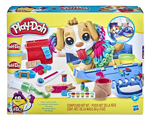 Play-doh Juego De Masas Cabina De Veterinario Hasbro 