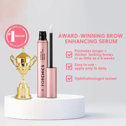 Sérum Realzador De Cejas Forbrow De Forchics, Paquete De 2