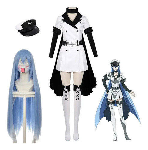 Disfraz De Akame Ga Kill Esdeath Esdese Cosplay Manga Genera