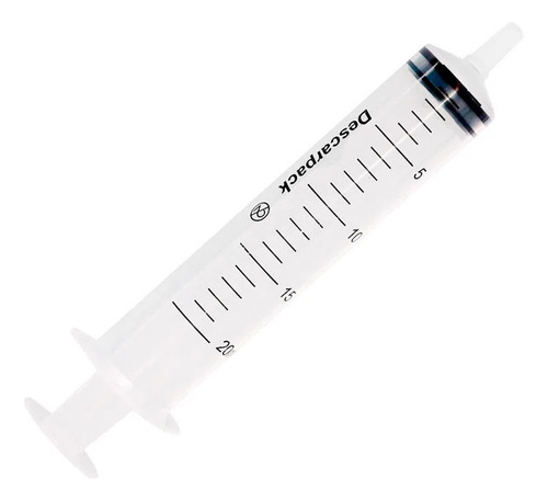Seringa Descartável 20ml Luer Slip Descarpack Cx C/50 Unid.
