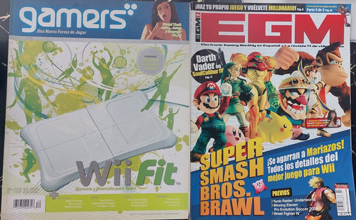 Lote 6 Revistas Gamers/gamerush/egm/atomix/gamemaster/t&t (Usado)