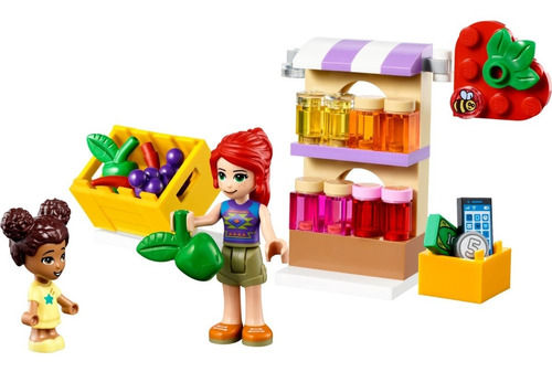 Lego Friends Market Stall Puesto De Mercado 30416 54 Piezas