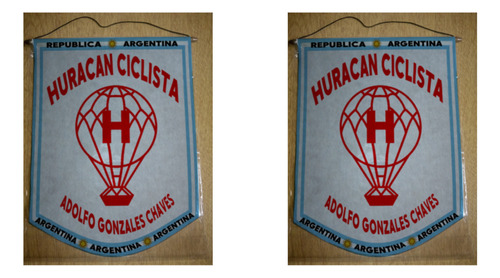 Banderin Chico 13cm Huracan Ciclista Gonzales Chaves