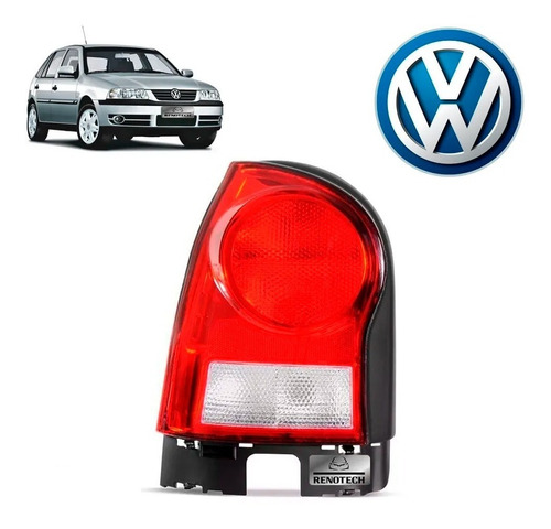 Lanterna Tras Esquerda Gol G4 05 A 14 Re Cristal Vw 133052-x