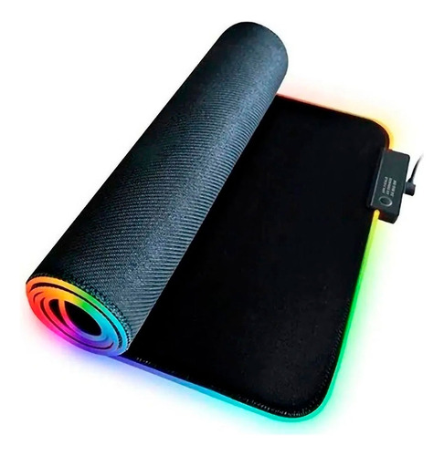 Mouse Pad Gamer Alfombrilla Antideslizante Luz Led Rgb 80x30