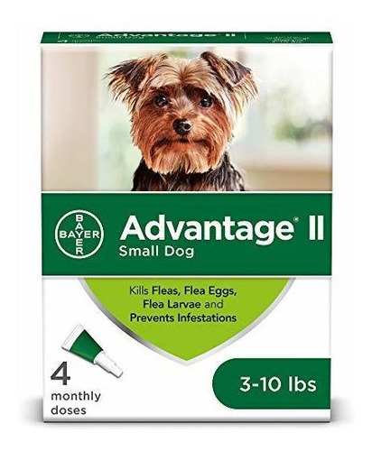 Advantage Ii 4 Dosis De Tratamiento De Pulgas Para Perros P