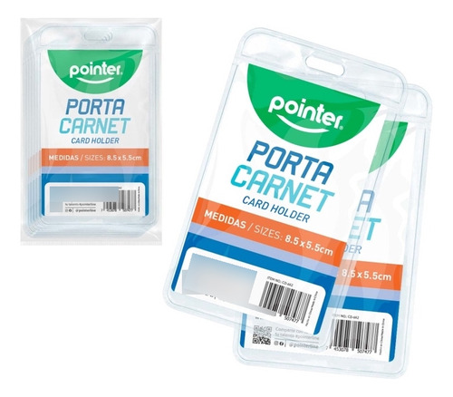 Porta Carnet Vertical Pointer Pack De 120 Sobre 