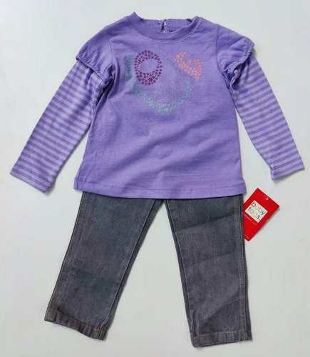 Conjunto Niña Marca Baby Togs Talla 24 Meses 