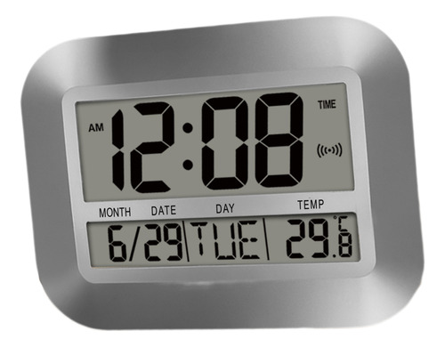 Reloj De Pared Digital Led, Despertador, Fecha Y Temperatura