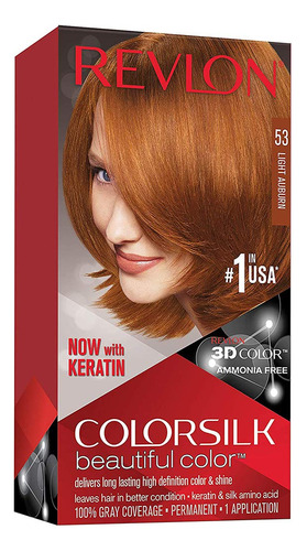 Haircolor Revlon Colorsilk Light Auburn 5r #53