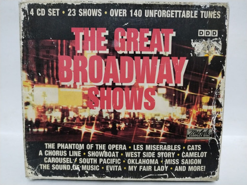 National Pops Orchestra The Great Broadway Shows Box De 5 Cd