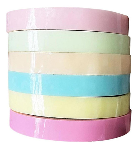 6x Cinta Adhesiva De Colores Para Hacer Bolas, Adorno