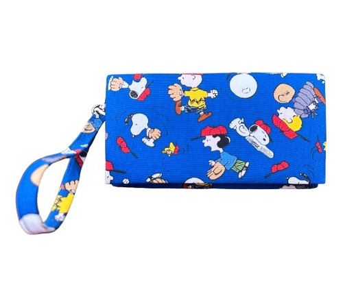 Cartera Bolsa De Snoopy Beisbol Baseball Bolso