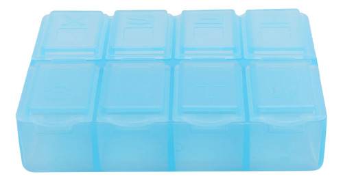 Caja De Almacenamiento Rectangular De Plástico Con 8 Compart