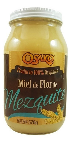 Miel De Abeja Orgánica Flor De Mezquite 570g
