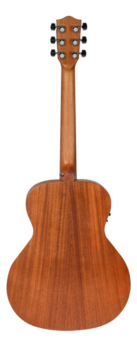 Guitarra Electroacustica Bambooga-38-maho-st-q Color Marrón Marrón Diestro Nogal