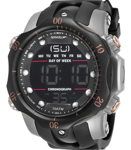 Relógio Speedo Masculino Preto Digital 11005g0evnp5